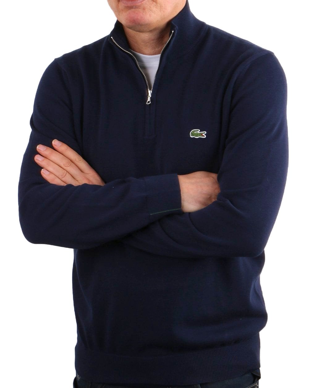Lacoste halfzip ლურჯი