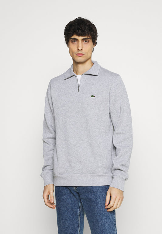 Lacoste halfzip ნაცრისფერი