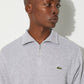 Lacoste halfzip ნაცრისფერი